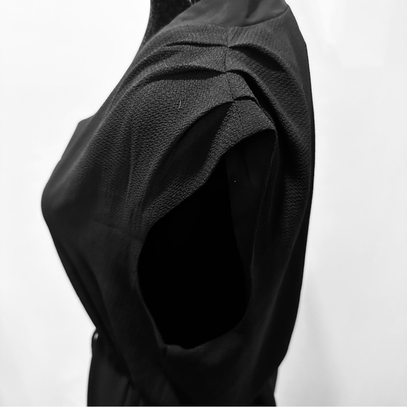 Women’s RW & Co. Sleeveless Dress with Pockets and Adjustable Straps in Black, M - Picture 3 of 7